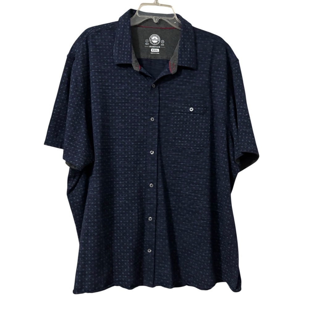 Grand Slam Dark Blue Casual Button Down Shirt XXXL